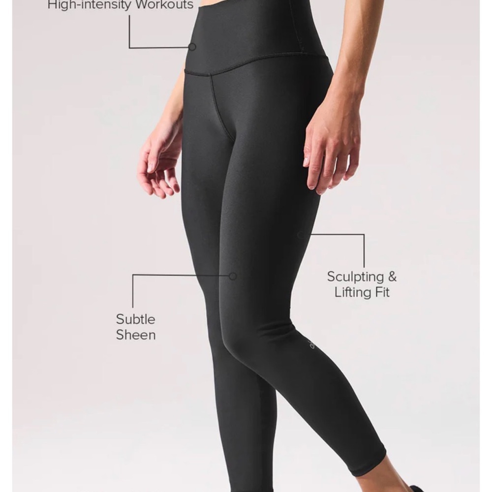 $100 ALO Yoga Black High-Waist Sculpting Leggings
